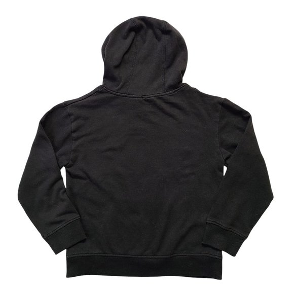 Puma Girls Activewear Hoodie Sweatshirt Black Pink Youth Size L (12-14Y) - Picture 2 of 5